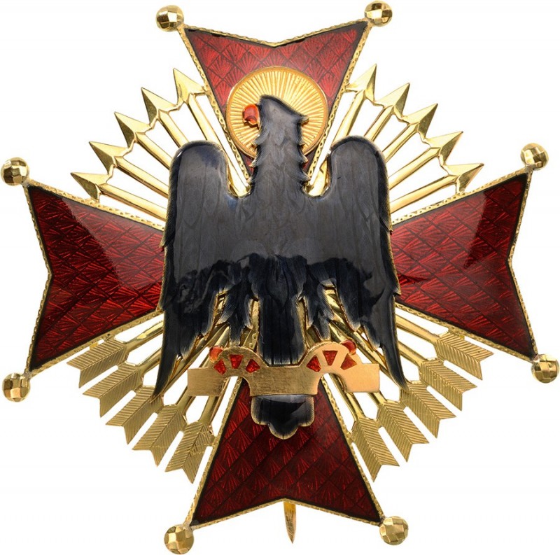 SPAIN
The Order of Cisneros
A Grand Cross star in GOLD, instituted in 1944. Br...