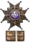 SWEDEN
The Order of the Seraphim
A Knight Breast Star, instituted in 1748, 84 mm, gilt Silver, superimposed 
parts enameled, medium pin on reverse....