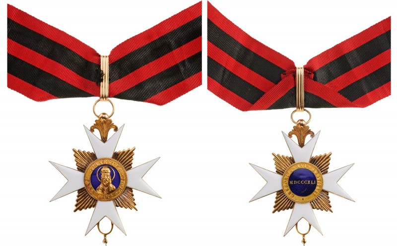 VATICAN
The Order of St. Sylvester
Commander’s Cross of the Order in gold, 66x...