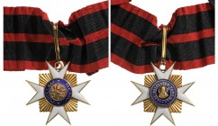VATICAN
The Order of St. Sylvester
A Commander's Cross, 3rd Class, instituted in 1841. Neck Badge, 48 mm, GOLD, ca. 20 g., with white enameled arms,...