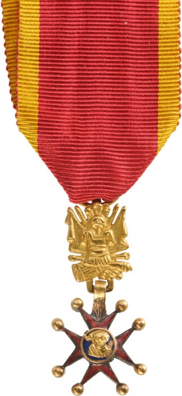 VATICAN
The Order of St. Gregory
Miniature of the 1st type order’s badge, mili...