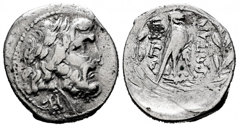 Epeiros. Drachm. 198-168 BC. (Sng Cop-108). (Hgc-3, 171). Anv.: Head of Zeus Dod...