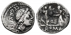 Egnatuleius. Quinarius. 97 BC. Rome. (Seaby-1). (Craw-333/1). Ag. 1,58 g. Almost VF. Est...40,00. 


 SPANISH DESCRIPTION: Egnatuleia. Quinario. 97...
