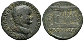 Vespasian. Unit. 71 AD. Rome. (Spink-2360). (Ric-494). Rev.: PROVIDENT / S-C. Ae. 11,45 g. F. Est...30,00. 


 SPANISH DESCRIPTION: Vespasiano. As....