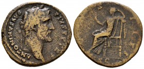 Antoninus Pius. Sestertius. 138-161 AD. Rome. Ae. 21,15 g. F. Est...40,00. 


 SPANISH DESCRIPTION: Antonino Pío. Sestercio. 138-161 d.C. Roma. Ae....