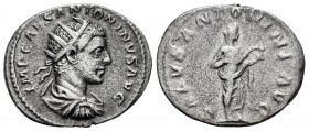 Elagabalus. Antoninianus. 218-222 AD. Rome. (Ric-137). (Bmcre-114). (Rsc-259). Anv.: IMP CAES ANTONINVS AVG, radiate and draped bust right. Rev.: ANTO...