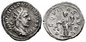 Philip I. Antoninianus. 245-247 AD. Rome. (Spink-8918). (Ric-27b). (Seaby-9). Rev.: AEQVITAS AVGG. Ag. 3,37 g. Almost VF. Est...25,00. 


 SPANISH ...