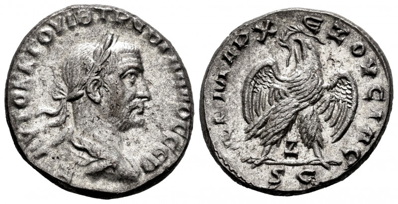 Trebonianus Gallus. Seleucis and Pieria. Tetradrachm. 250-251 AD. Antioch. (Prie...