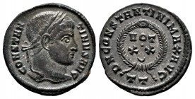 Constantinus I. Follis. 310-337 AD. Ticinum. (Ric-140). Rev.: D N CONSTANTINI MAX AVG / VOT XX. Ae. 3,05 g. Choice VF. Est...30,00. 


 SPANISH DES...