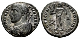 Constantinus I. Follis. 317-320 AD. Cyzicus. (Ric-8). Rev.: IOVI CONSERVATORI AVGG. Bi. 3,08 g. Choice VF. Est...25,00. 


 SPANISH DESCRIPTION: Co...