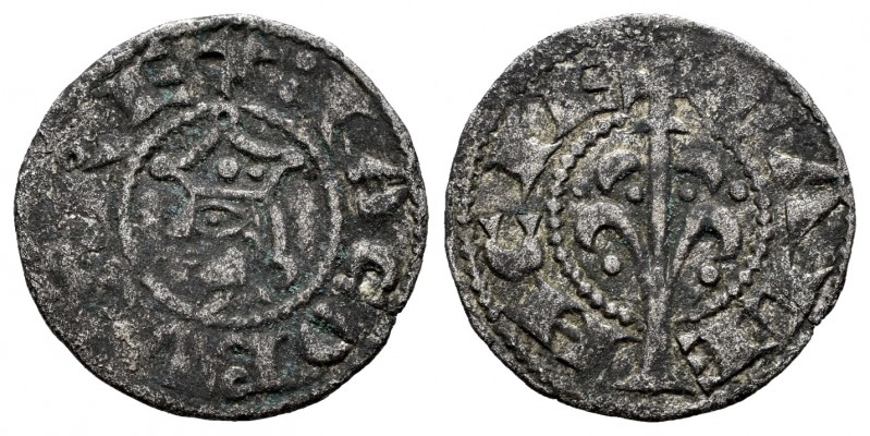 The Crown of Aragon. Jaime I (1213-1276). Dinero. Valencia. (Cru-316). (Cru C.G-...