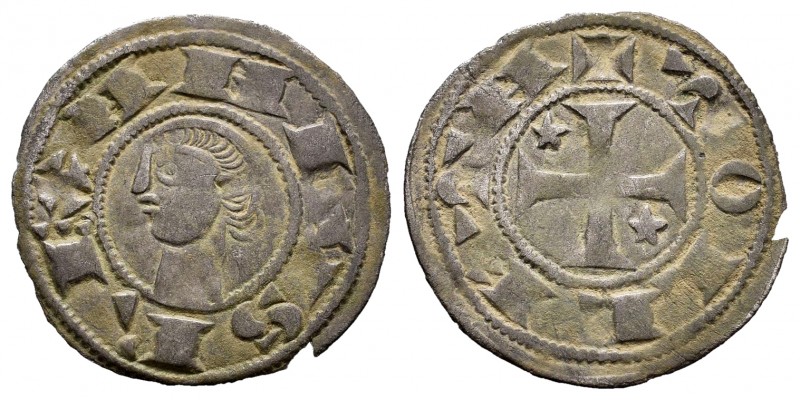 Kingdom of Castille and Leon. Alfonso I (1109-1126). Dinero. Toledo. (Abm-23). (...