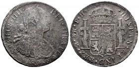 Charles IV (1788-1808). 8 reales. 1808. México. TH. (Cal-1306). Ag. 22,60 g. Imaginary bust. F/Choice F. Est...65,00. 


 SPANISH DESCRIPTION: Carl...