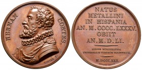 Medal. 1821. Ae. 45,84 g. Centennial of Hernán Cortés. 41 mm. Almost UNC. Est...70,00. 


 SPANISH DESCRIPTION: Medalla. 1821. Ae. 45,84 g. Grabado...