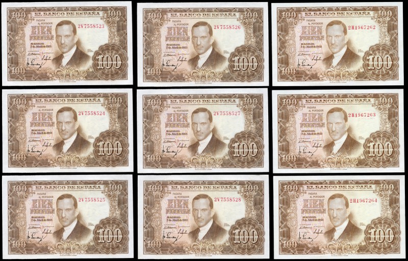 100 pesetas. 1953. Madrid. (Ed 2017-464c). April 7, Julio Romero de Torres. Seri...