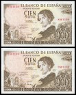 100 patacas. 1965. Madrid. (Ed 2017-470). November 19, Gustavo Adolfo Bécquer. Without serie. Correlative pair. UNC. Est...30,00. 


 SPANISH DESCR...