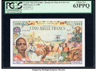 Central African Republic Banque des Etats de l'Afrique Centrale 5000 Francs 1.1.1980 Pick 11 PCGS Choice New 63PPQ. 

HID09801242017

© 2020 Heritage ...