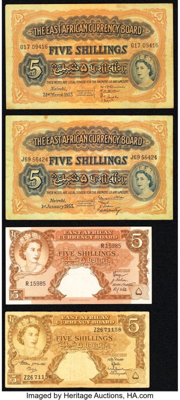 East Africa Group Lot of 8 Examples Very Good-Very Fine. 

HID09801242017

© 202...