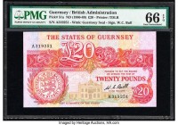 Guernsey States of Guernsey 20 Pounds ND (1980-89) Pick 51a PMG Gem Uncirculated 66 EPQ. 

HID09801242017

© 2020 Heritage Auctions | All Rights Reser...