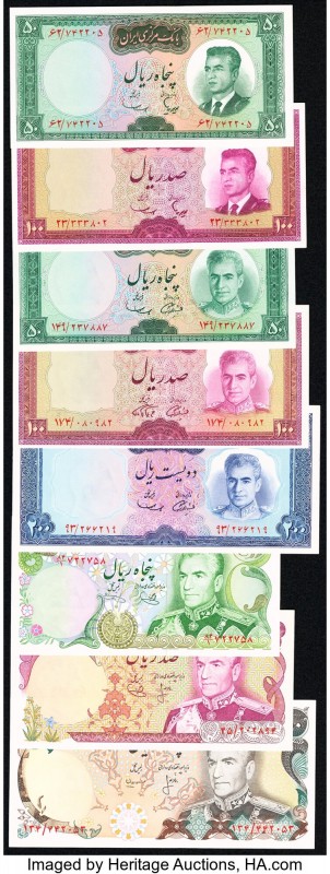Iran Bank Markazi Group Lot of 8 Examples Crisp Uncirculated. 

HID09801242017

...
