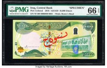 Iraq Central Bank of Iraq 10,000 Dinars 2018 / AH1439 Pick UNL Specimen PMG Gem Uncirculated 66 EPQ. 

HID09801242017

© 2020 Heritage Auctions | All ...