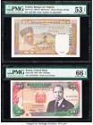 Kenya Central Bank of Kenya 500 Shillings 1993 Pick 30f PMG Gem Uncirculated 66 EPQ; Tunisia Banque de l'Algerie 100 Francs 1941 Pick 13a PMG About Un...