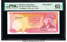 Pakistan State Bank of Pakistan 100 Rupees ND (1986) Pick 41s Specimen PMG Gem Uncirculated 65 EPQ. 

HID09801242017

© 2020 Heritage Auctions | All R...