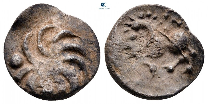 Central Europe. The Vindelici circa 100-0 BC. 
Quinarius AR

14 mm, 1,74 g
...