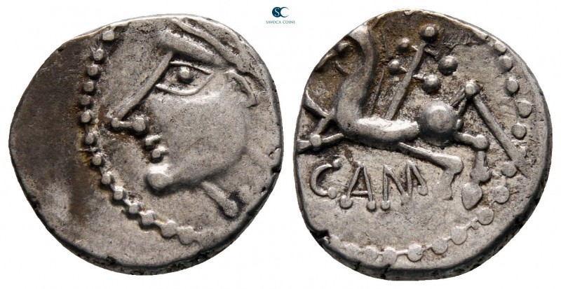 Central Gaul. The Bituriges Cubi circa 80-50 BC. 
Quinarius AR

14 mm, 1,97 g...