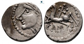 Central Gaul. The Bituriges Cubi circa 80-50 BC. Quinarius AR