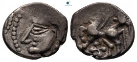 Central Gaul. The Bituriges Cubi circa 80-50 BC. Quinarius AR