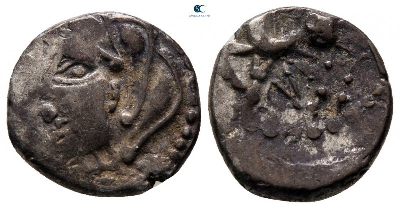 Central Gaul. The Bituriges Cubi circa 80-50 BC. 
Quinarius AR

12 mm, 1,93 g...