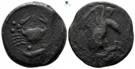 Sicily. Akragas circa 415-406 BC. Hemilitron Æ