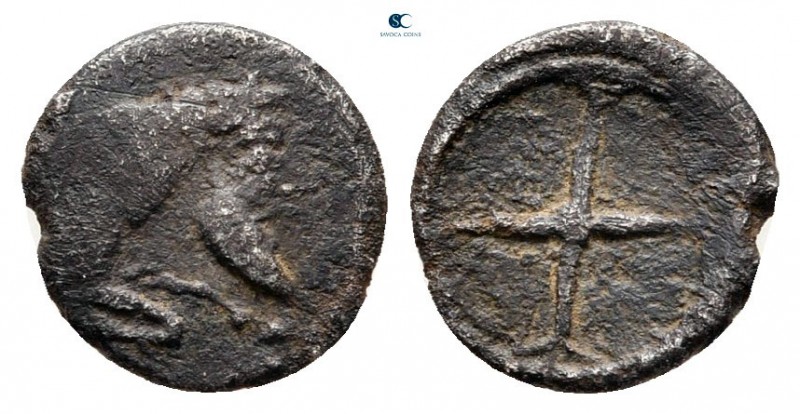 Sicily. Gela circa 480-470 BC. 
Obol AR

9 mm, 0,54 g



nearly very fine