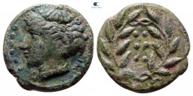 Sicily. Himera circa 415-409 BC. Hemilitron or Hexonkion Æ