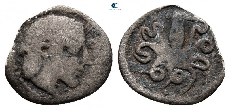 Sicily. Syracuse. Second Democracy 466-405 BC. 
Litra AR

12 mm, 0,51 g


...