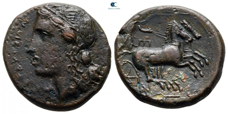 Sicily. Syracuse. Agathokles 317-289 BC. 
Bronze Æ

19 mm, 6,68 g



near...
