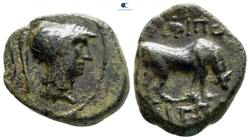 Macedon. Amphipolis circa 148-31 BC. 
Bronze Æ

18 mm, 3,80 g



very fin...