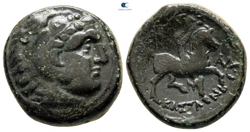 Kings of Macedon. Uncertain mint in Macedon. Kassander 306-297 BC. 
Bronze Æ
...