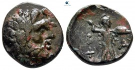 Kings of Macedon. Uncertain mint in Macedon. Philip V 221-179 BC. Half Unit Æ