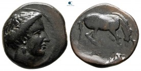 Thessaly. Larissa circa 360-325 BC. Dichalkon Æ