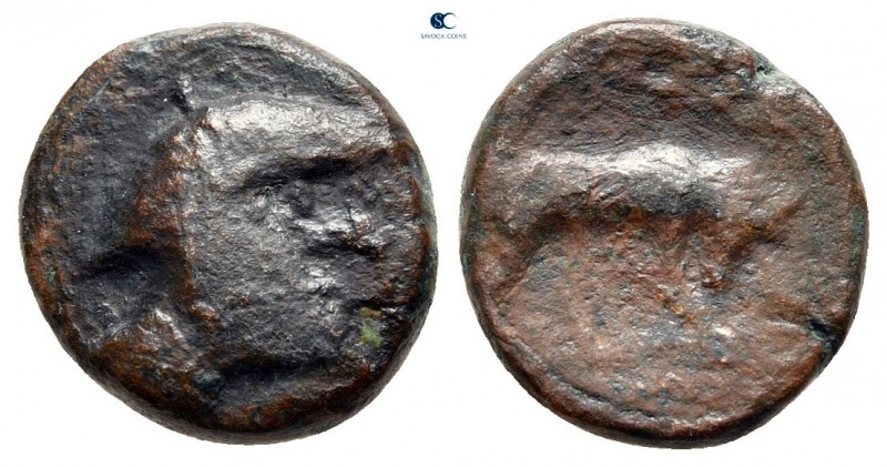 Crete. Gortyna circa 85-82 BC. 
Bronze Æ

13 mm, 2,04 g



nearly very fi...