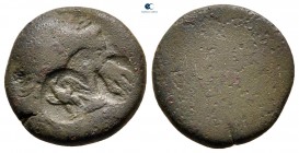 Asia Minor. Uncertain mint circa 300-100 BC. c/m: eagle and lyre. Bronze Æ