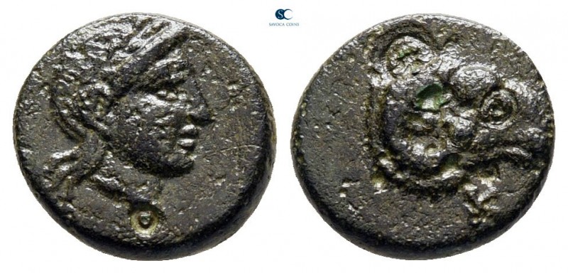 Troas. Kebren circa 387-310 BC. 
Bronze Æ

10 mm, 0,96 g



very fine