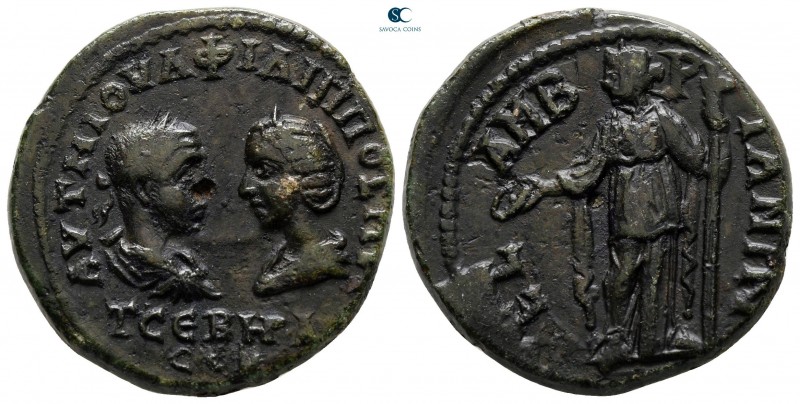 Thrace. Mesembria. Philip I and Otacilia Severa AD 244-249. 
Bronze Æ

25 mm,...