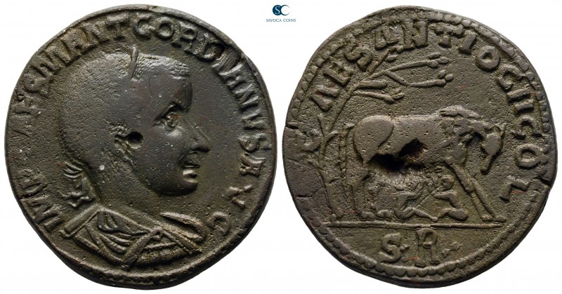 Pisidia. Antioch. Gordian III AD 238-244. 
Bronze Æ

31 mm, 24,87 g



ve...