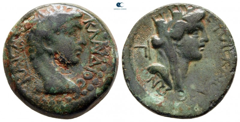 Cilicia. Mopsouestia - Mopsos. Claudius AD 41-54. 
Bronze Æ

19 mm, 6,81 g
...