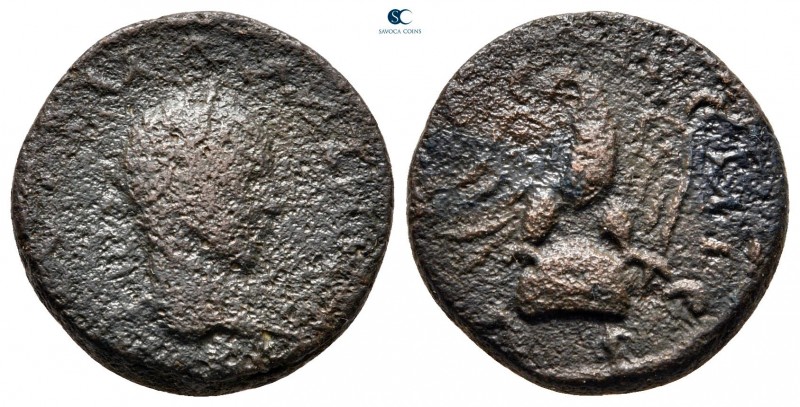 Seleucis and Pieria. Emesa. Elagabal AD 218-222. 
Bronze Æ

18 mm, 5,45 g

...