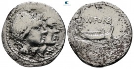 Mn. Fonteius 108-107 BC. Rome. Denarius AR