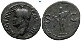 Agrippa 12 BC. Struck under Caligul. Rome. As Æ